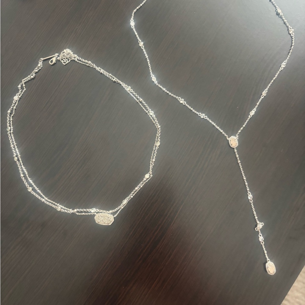 Elegant Silver Necklace Set